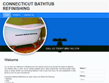 Tablet Screenshot of ctbathtubrefinish.com